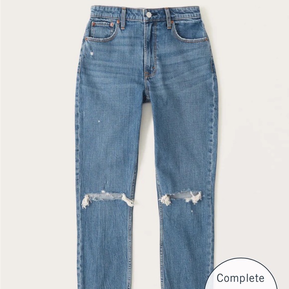 Abercrombie Curve Love High Rise Skinny size 33T NWOT - Picture 4 of 5